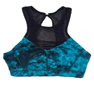 LULULEMON • Teal Mesh Sports Bra